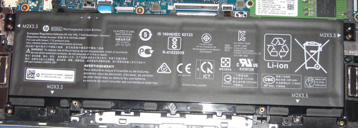بررسی باتری لپ تاپ HP Envy 13 در لپشاپ