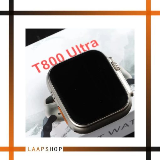 ساعت هوشمند مدل T800 در لپشاپ