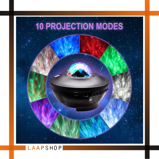 چراغ خواب مدل کهکشانی starry projector light لپشاپ